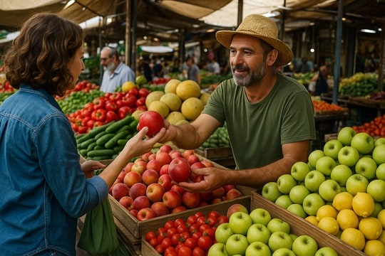 איך לבחור פירות טריים מהחקלאי