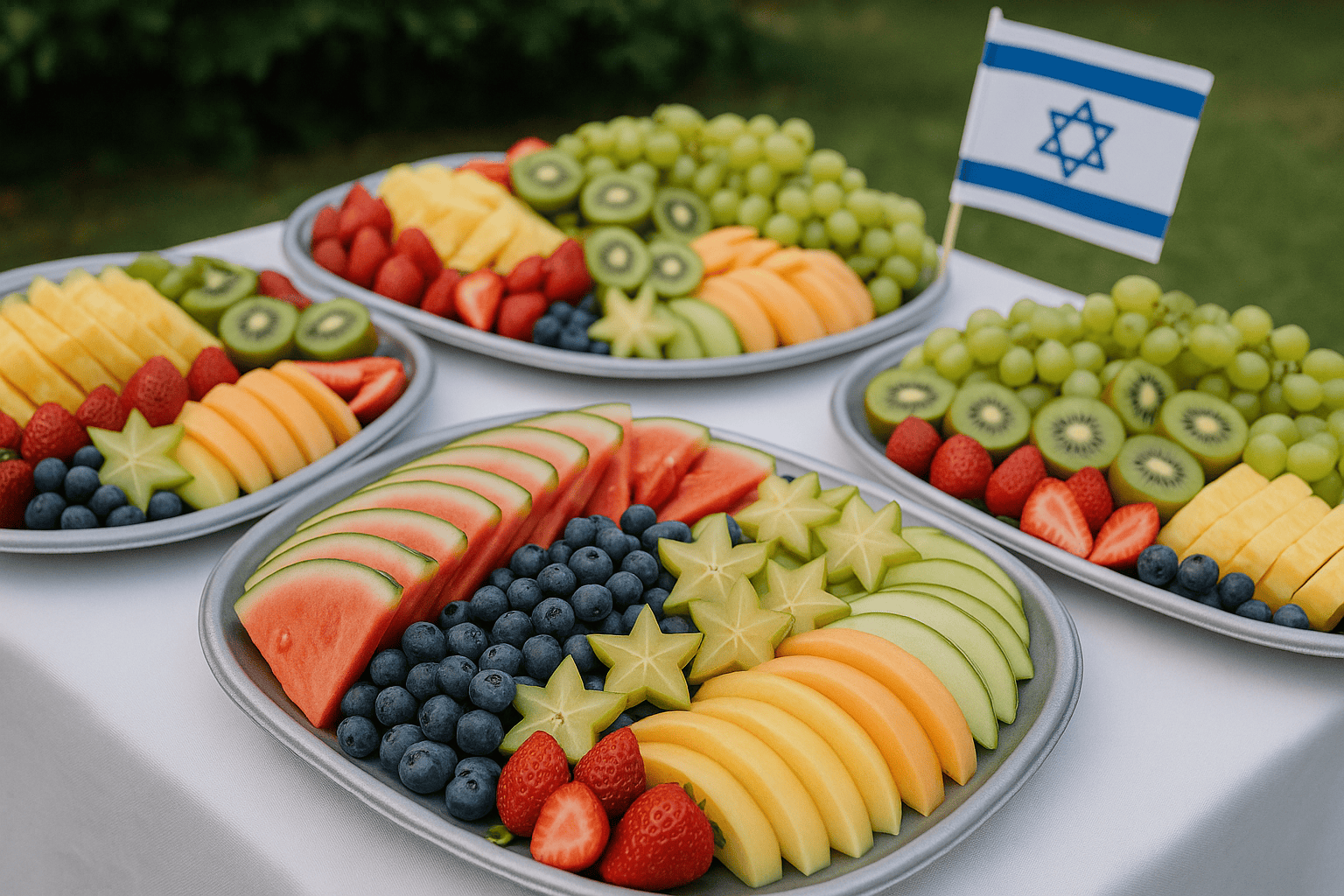מגשי פירות ליום העצמאות בארגון