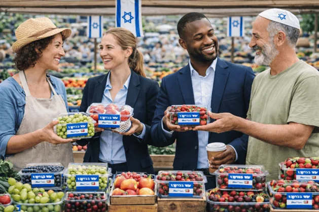 דוכן חקלאים כמענה לדרישת תזונה בריאה במשרדים