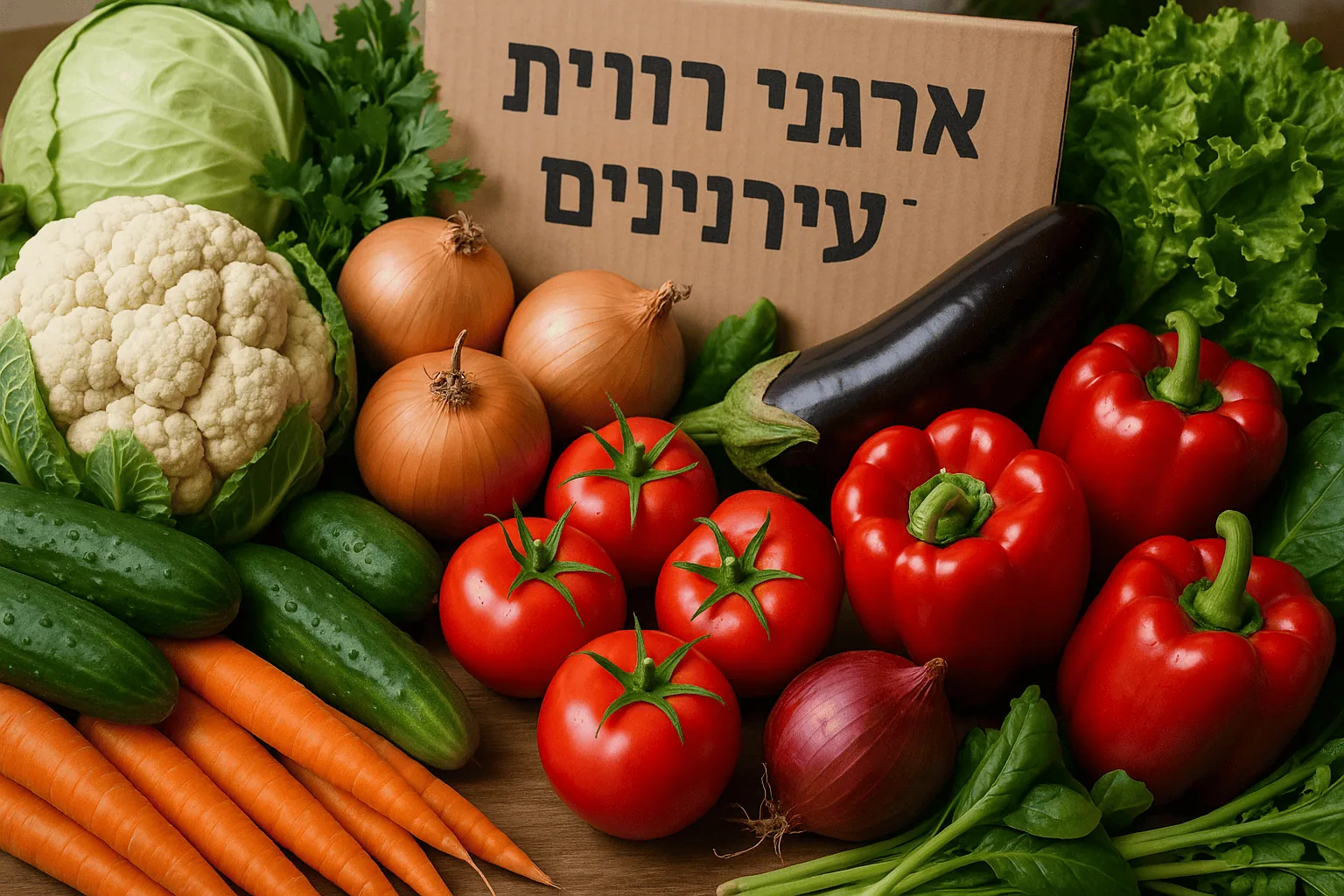 ירקות טריים לארגוני רווחה עירוניים
